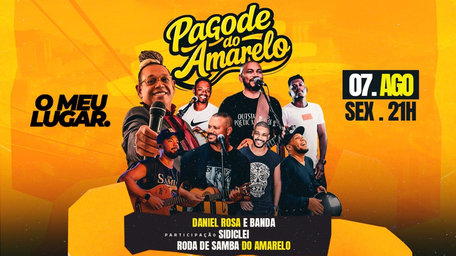 PAGODE DO AMARELO NO O MEU LUGAR