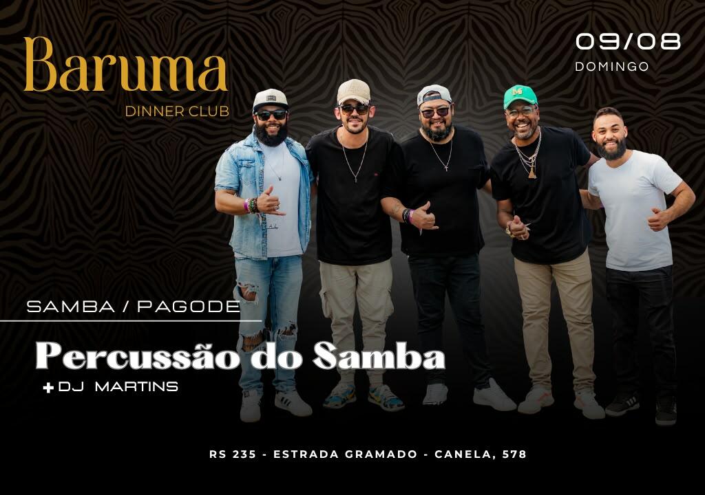 Baruma Percussão do Samba + Dj Martins