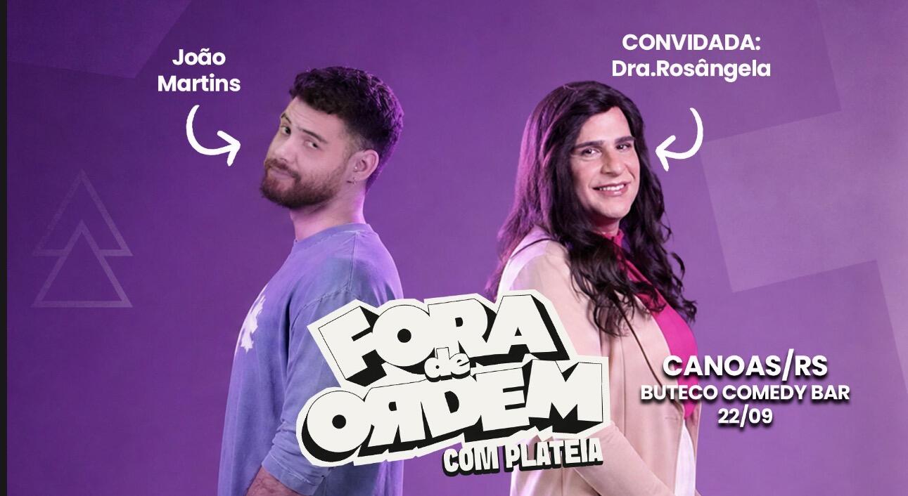 FORA DE ORDEM - JOÃO MARTINS ENTREVISTA DRA. ROSANGELA