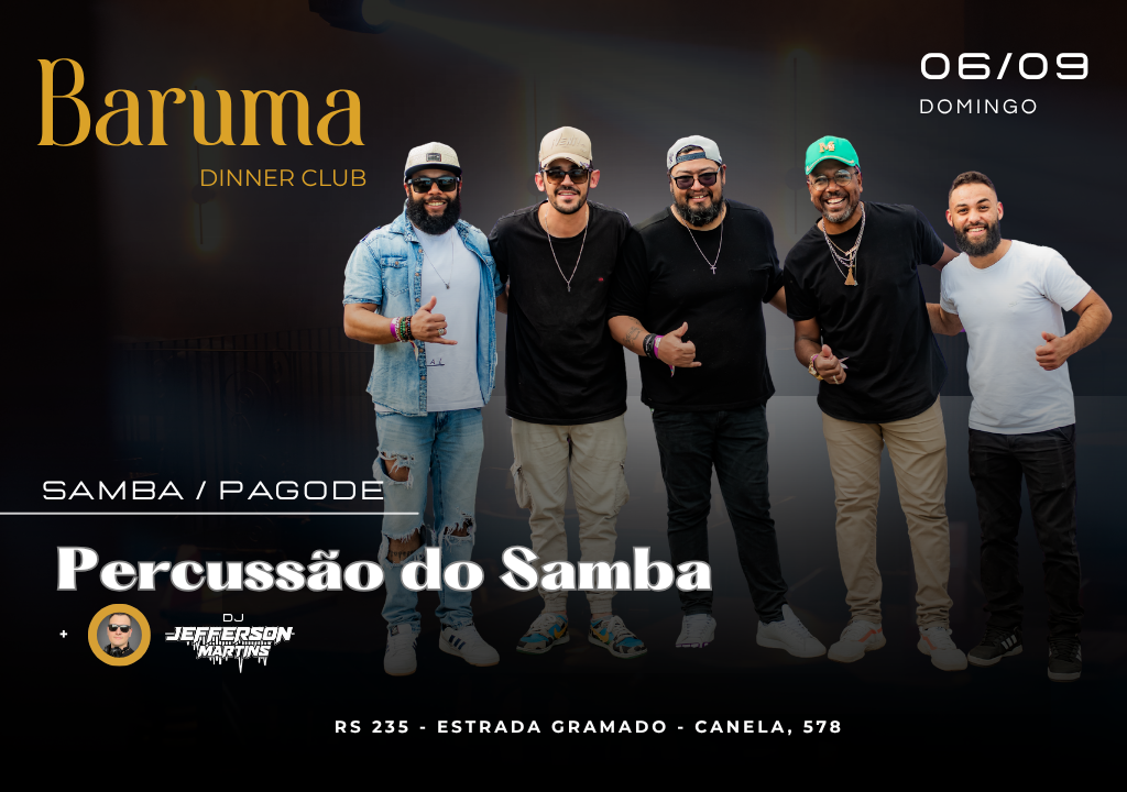 Baruma Percussão do Samba + Dj Martins 