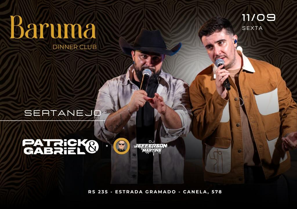 Baruma Sertanejo Patrick e Gabriel + Dj Martins