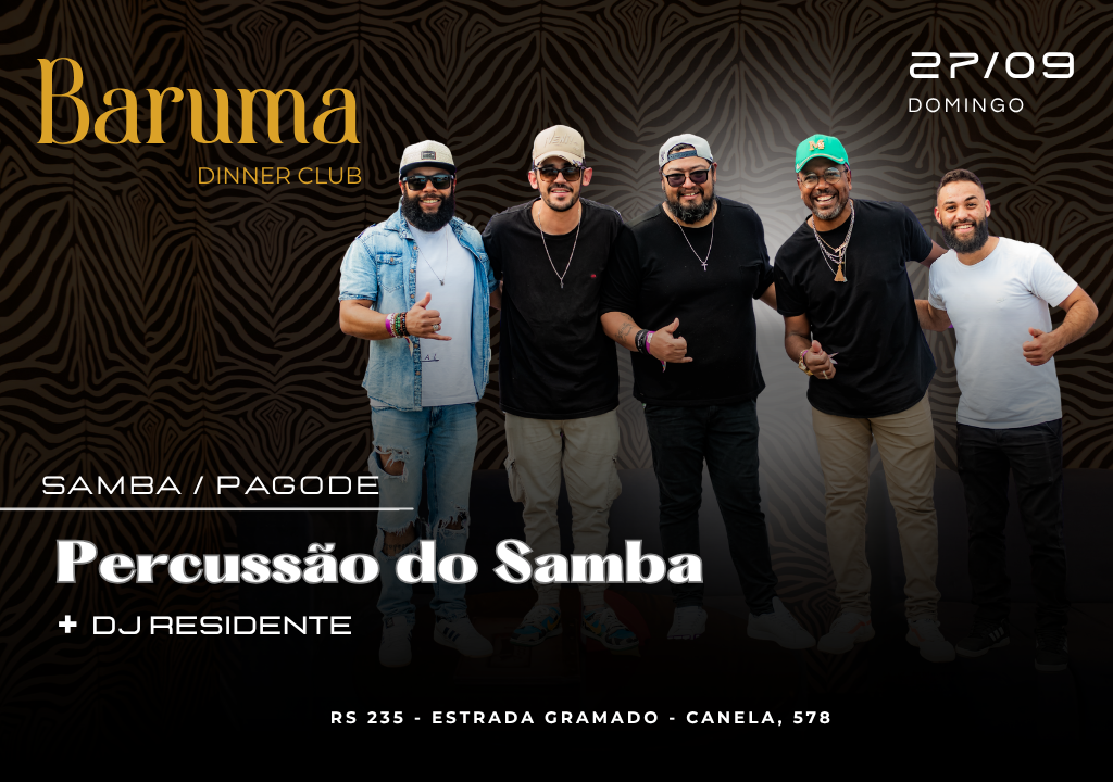 Baruma Percussão do Samba + Dj Residente 