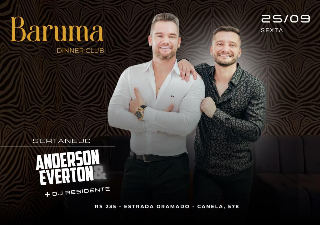 Baruma Sertanejo Anderson e Everton + Dj Residente