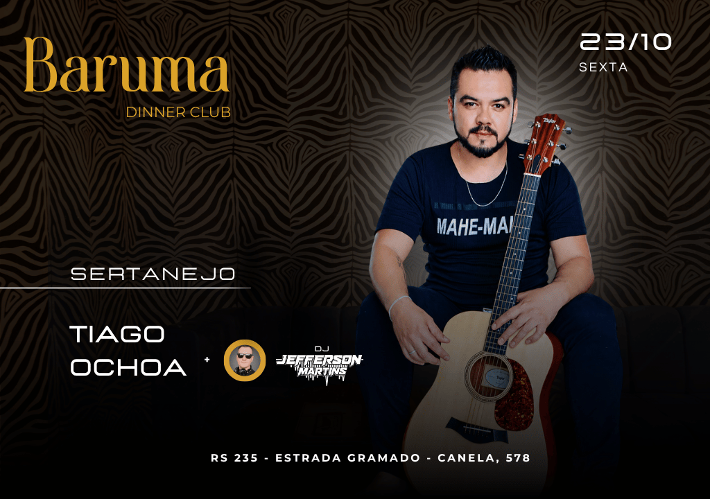 Baruma Sertanejo Tiago Ochoa + Dj Martins