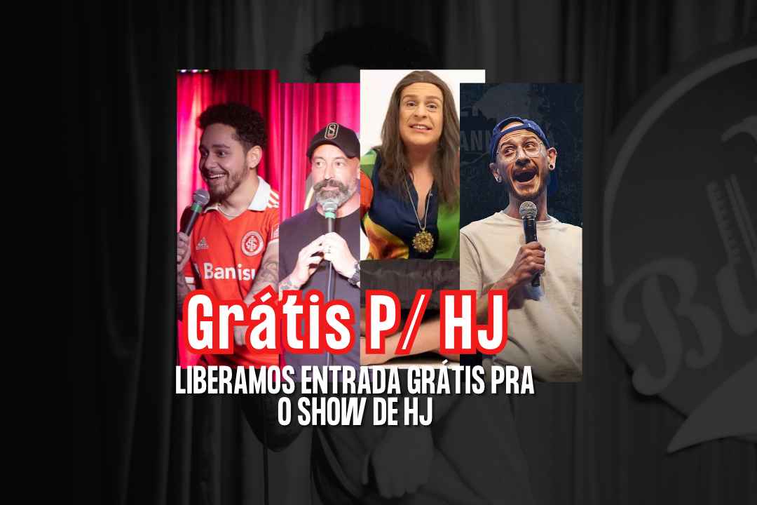 SUPER SHOW DE COMÉDIA UNICO E EXCLUSIVO